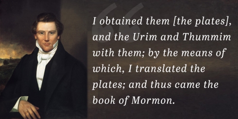 Joseph Smith received the gold plates from Moroni on September 22, 1827. “I obtained them,” the Prophet testified, “and the Urim and Thummim with them, by the means of which I translated the plates; and thus came the Book of Mormon.”